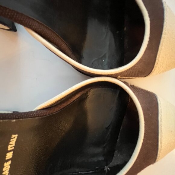 PRADA D'Orsay Peeptoe Heels Size 38 - Picture 10 of 10